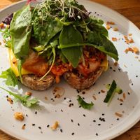 Kimchi toast at Blackbird in Bruges