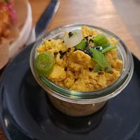 Tofu scramble 😋 at Blackbird in Bruges