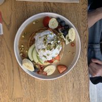 The American Pancakes  at Blackbird in Bruges