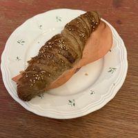 “Hamm and cheeze” croissant   at Blackbird in Bruges