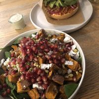 Balance bowl and blackbird bagel  at Blackbird in Bruges