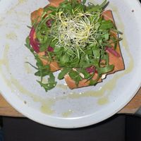 “Salmon” toast   at Blackbird in Bruges