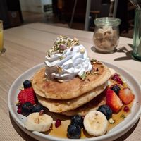 American pancakes at Blackbird in Bruges