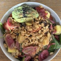 Happiness bowl - huge portion!  at Blackbird in Bruges