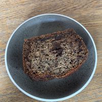 Banana bread  at Blackbird in Bruges