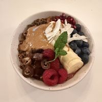 Açaí bowl  at Blackbird in Bruges