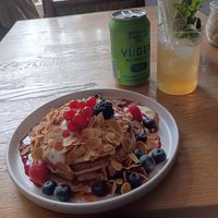 Pancakes were amazing! at Blackbird in Bruges