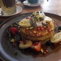 American pancakes at Blackbird in Bruges