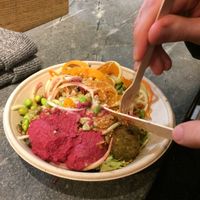 Falafel bowl at Glo - Tivoli Food Hall in Copenhagen