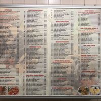 1/2 wall mounted menu’s at Happy Garden in Wolverhampton