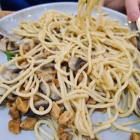 Spaghetti aglio olio at iVegan Pizza in Tangerang