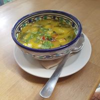 Indinesian soup at Omam in Liberec