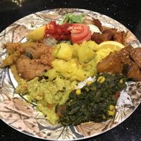 Vegan buffet on Sunday night, wide variety of dishes all vegan even a dessert  at Taste of India in West Palm Beach