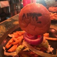 Beyond burger at Art Burger Sushi Bar in Myrtle Beach