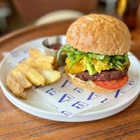 Delicious breakfast burger   at Secret Spot - Berawa in Tibubeneng