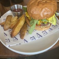 Breakfast burger  at Secret Spot - Berawa in Tibubeneng