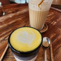 Tumeric latte at Secret Spot - Berawa in Tibubeneng