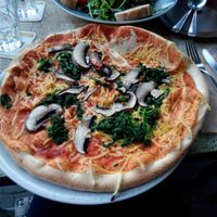 Mushroom Pizza at Aposto in Aachen