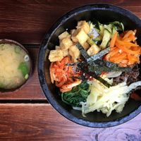 Vegan bimbimbab with miso at Kimchi Princess in Berlin