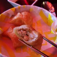 vegan dumplings - detail at Kimchi Princess in Berlin