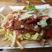 Kebab fries at Knaves Kitchen in Leeds