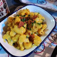 Mac n cheese at Knaves Kitchen in Leeds