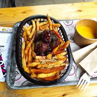 Loaded fries at Knaves Kitchen in Leeds