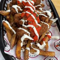 Loaded fries  at Knaves Kitchen in Leeds
