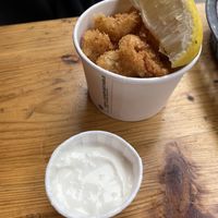 Squid Vicious (faux calamari)  at Knaves Kitchen in Leeds