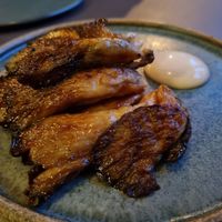 Local mushrooms and first main course at Ark in Copenhagen