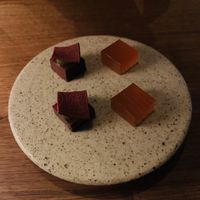 Petit fours  at Ark in Copenhagen