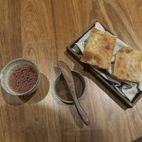 Onion tea and spread   at Ark in Copenhagen