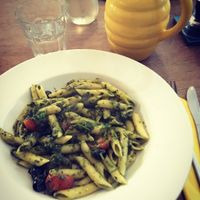 Vegan pesto at Otter Trading in South East London