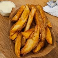 Fries at Cookoomela Grill in Athens