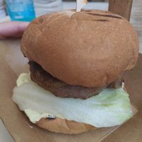 Vegan Mushroom Melt Burger at Cookoomela Grill in Athens