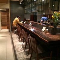 Counter seating at Rocca in Osaka
