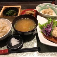 Vegan dinner set  at Rocca in Osaka