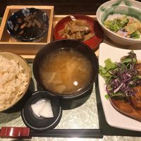 Root vegetables satsumaage dinner set  at Rocca in Osaka