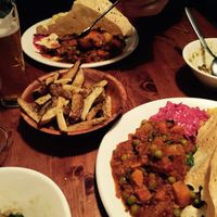 Indian set menu at The 78 in Glasgow