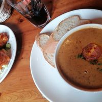 Blackbean soup of the day at The 78 in Glasgow