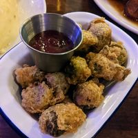 Battered sprouts at The 78 in Glasgow