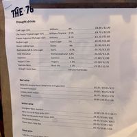 Drinks   at The 78 in Glasgow