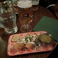 Spinach tacquitos at The 78 in Glasgow