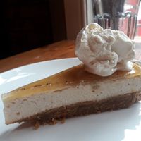 Ginger base baked cheesecake at The 78 in Glasgow