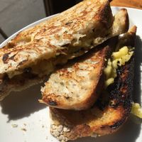 vegan grilled cheese at The 78 in Glasgow