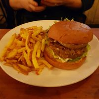 Cheese burger at The 78 in Glasgow