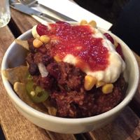 Vegan coconut chili nachos at The 78 in Glasgow