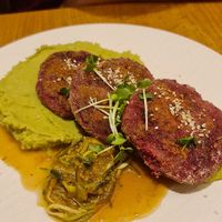 Veggie patties at Brunner in Schladming