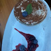 Lemon tiramisù, definitely a lot of lemon flavor  at Brunner in Schladming