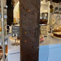 Two vegan cake options  at The Olde House in Dunster